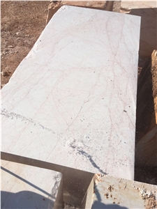 UYGAR MARBLE White-Red Spider Marble Quarry