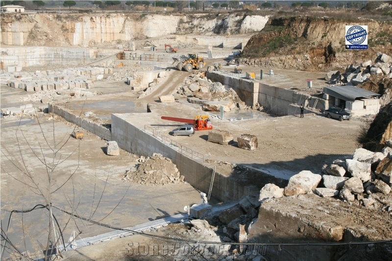 Ocean Blue Travertine Quarry