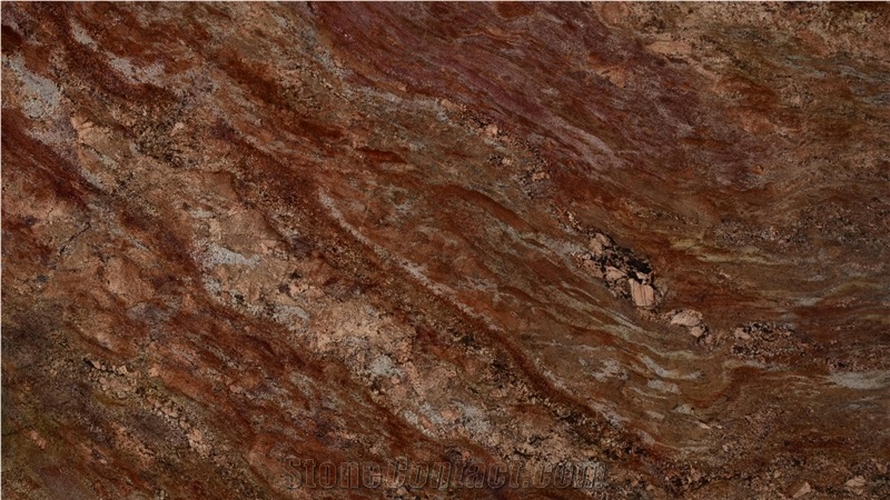 Juparana Crema Bordeaux Granite Quarry