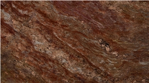 Juparana Crema Bordeaux Granite Quarry