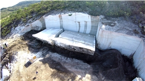 Infinity White - White Macaubas, Super White Quartzite Quarry