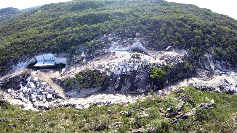 Infinity White - White Macaubas, Super White Quartzite Quarry