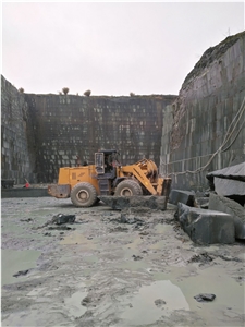 China Green Sukabumi Tuff stone big quarry