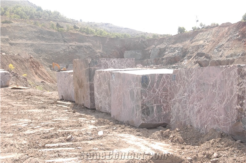 Elazig Visne - Elazig Cherry- Rosso Levanto Marble Quarry