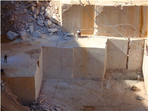 Portuguese Marble Branco Estremoz Quarry