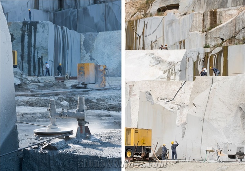 Sienito de Monchique, Cinzento Monchique, Monchique St. Louis, Marron Monchique Quarry