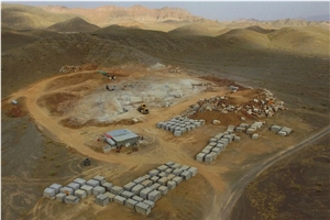 Mahkam Brown Marble Quarry
