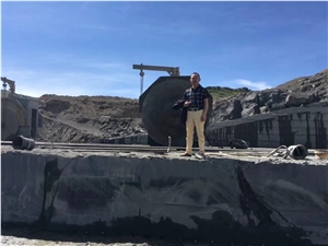Platinum black granite, Black Granite Quarry
