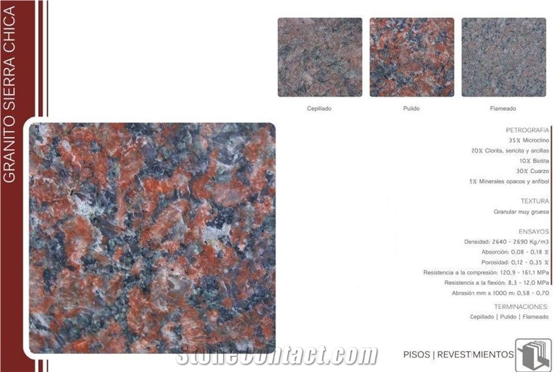 Rojo Sierra Chica Granite Quarry