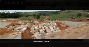Branco Arabesco Granite- White Arabesco Granite Quarry