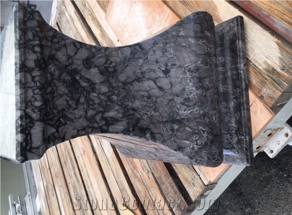 BC Marble - Orca Black and White Marble - Maliha Marble Quarry