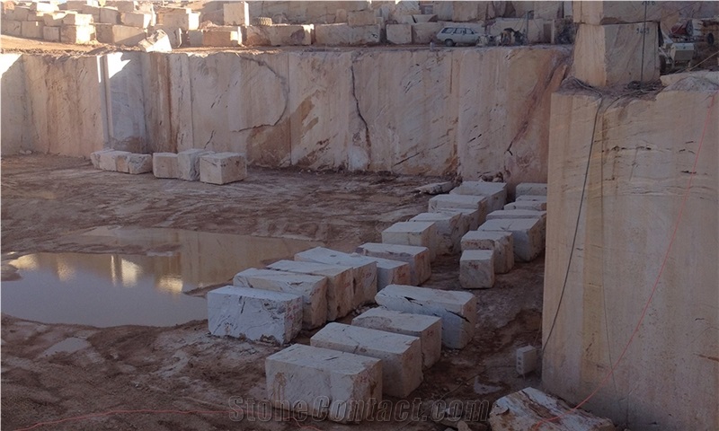 Kutahya Sedona Travertine, Antique Red Travertine Quarry
