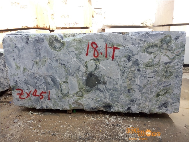 Ice Connect Marble/White Beauty Marble/ White and Green Primavera Marble/Ice Jade Marble, Ice Green Marble