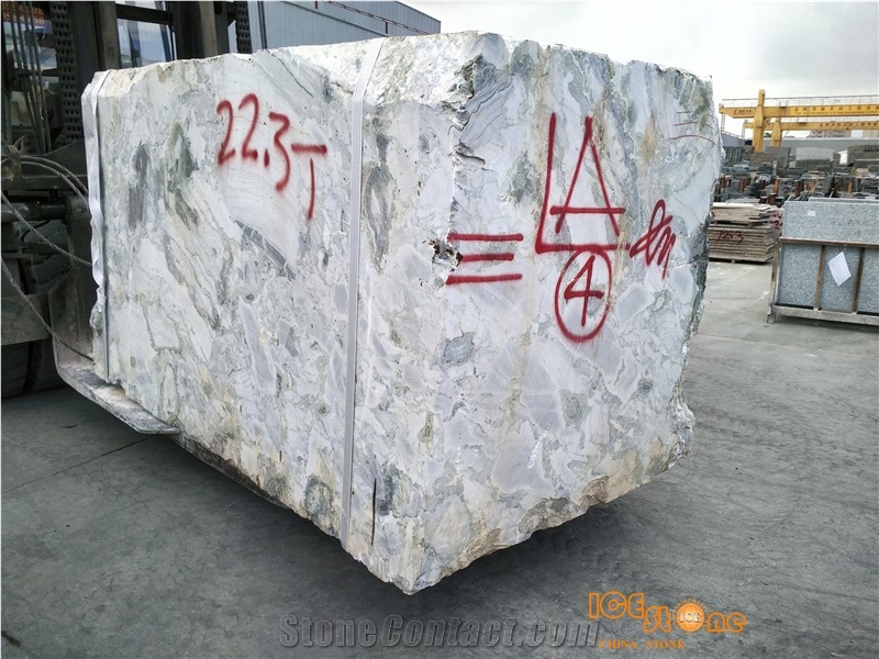 Ice Connect Marble/White Beauty Marble/ White and Green Primavera Marble/Ice Jade Marble, Ice Green Marble