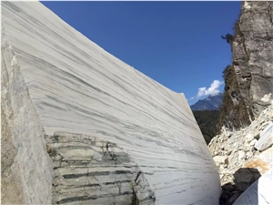 White Wood Jade Marble Quarry