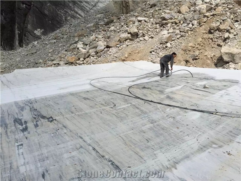 White Wood Jade Marble Quarry