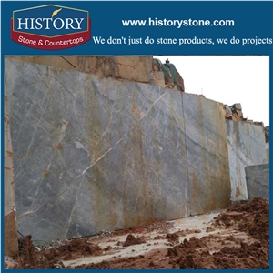 New Material Good Chinese Abba Grey Marble Quarry Ower Van Gogh block