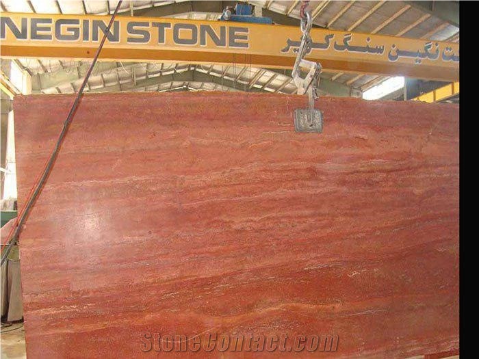 Red Travertine Quarry