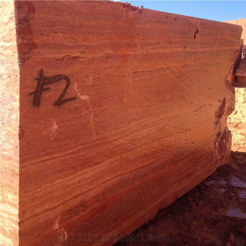Red Travertine Quarry