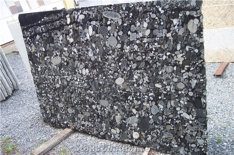 Black Marinace Granite-Black Mosaic Granite-Golden Marinace Granite Quarry
