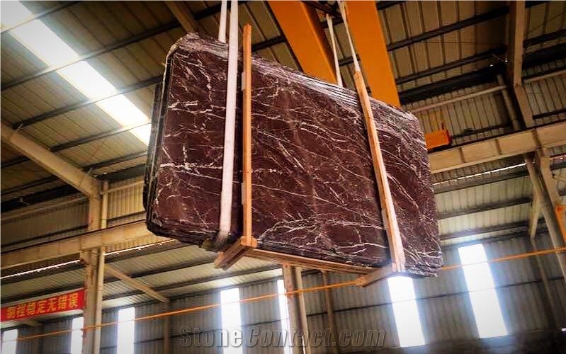 Red Viola Marble Quarry