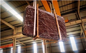 Red Viola Marble Quarry