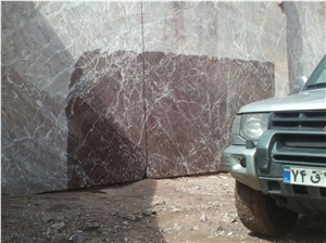 Red Viola Marble Quarry