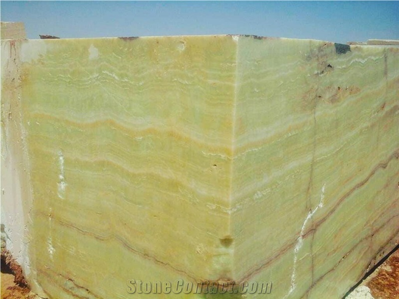 Naghadeh Light Green Onyx- Light Green Jade Onyx Quarry