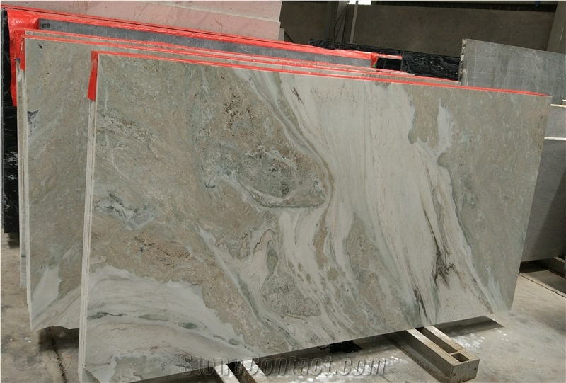 Frozen White Marble Quarry