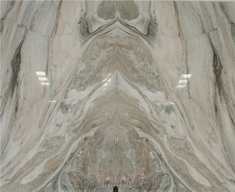 Frozen White Marble Quarry