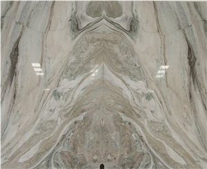 Frozen White Marble Quarry