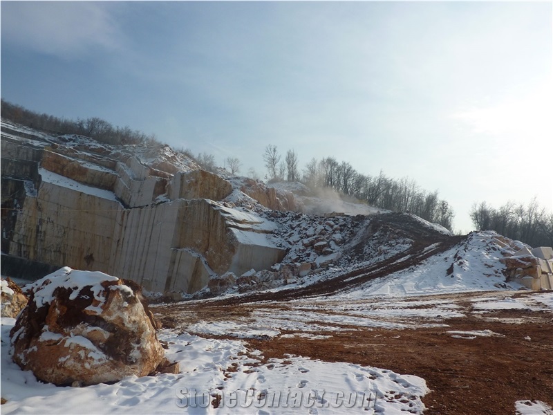 Botticino Classico Marble Quarry
