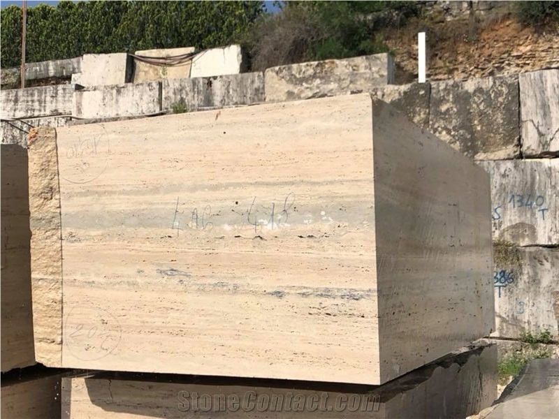 Travertino Striato Silver Quarry