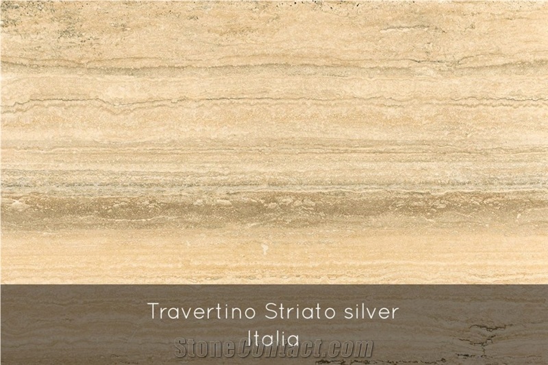 Travertino Striato Silver Quarry