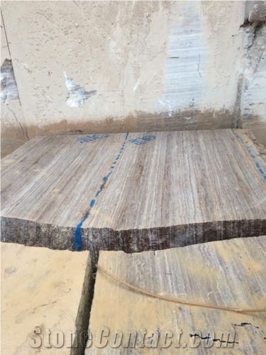 River Silver Travertine Quarry