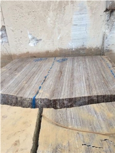 River Silver Travertine Quarry