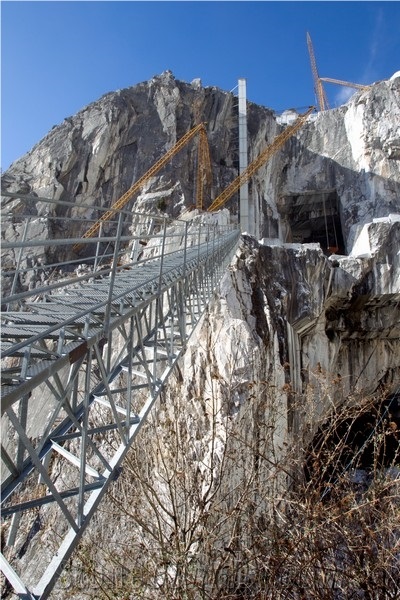 Bianco Venato Marble Fantiscritti Quarry