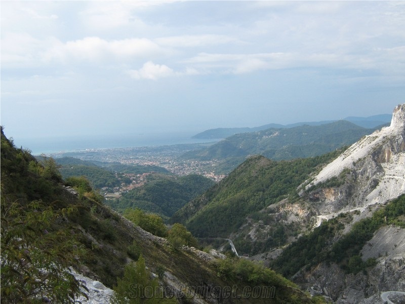 Carrara White Marble-Bianco Carrara Marble Fantiscritti Quarry