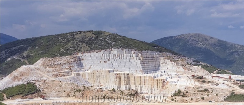 Kavala White-Olympic White Marble-Ajax Marble Quarry