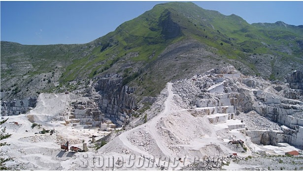 Monte Sagro - Bianco Carrara CD, Bianco Carrara C Marble Quarry