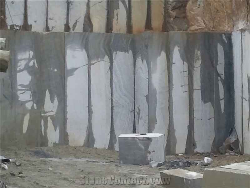 Silver Wave Marble - Kenya Black Marble Quarry