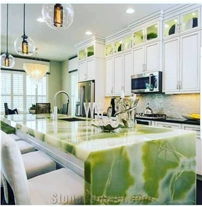 Naghadeh Light Green Onyx- Light Green Jade Onyx Quarry