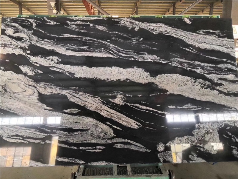 River Black Granite,Royal Ballet Granite, Nero Fantasy Granite Quarry