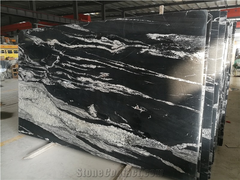 River Black Granite,Royal Ballet Granite, Nero Fantasy Granite Quarry