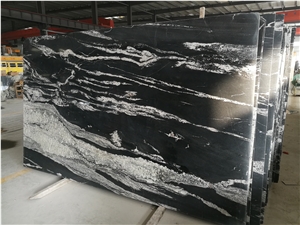 River Black Granite,Royal Ballet Granite, Nero Fantasy Granite Quarry