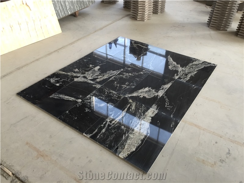 River Black Granite,Royal Ballet Granite, Nero Fantasy Granite Quarry