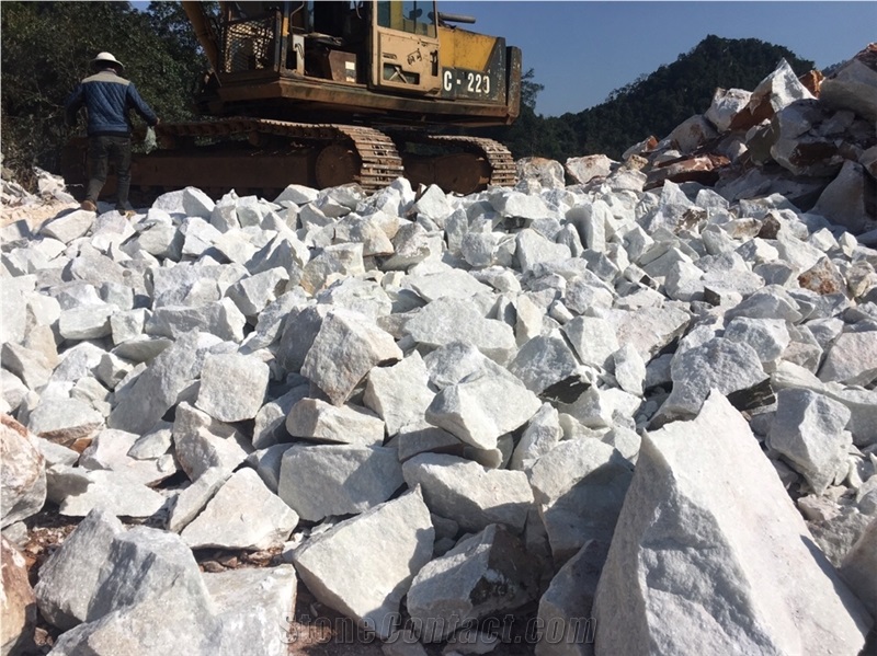 Quy Hop White Limestone quarry