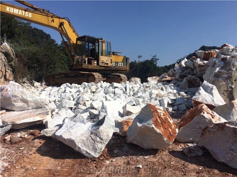 Quy Hop White Limestone quarry