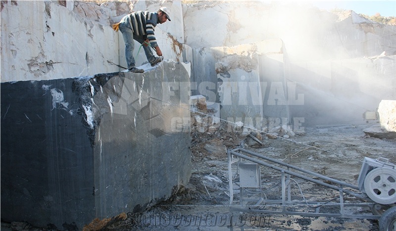 Absolute Black Marble- Konya Black Marble Quarry