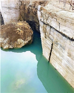 Travertino Viridis Impera-Travertino di Rapolano Quarry